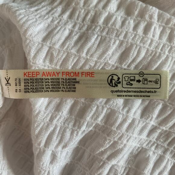 FREE PEOPLE BEACH Dress‎ Medium La La Maxi V-Neck Flutter Sleeves Flouncy Tiered - Picture 13 of 16